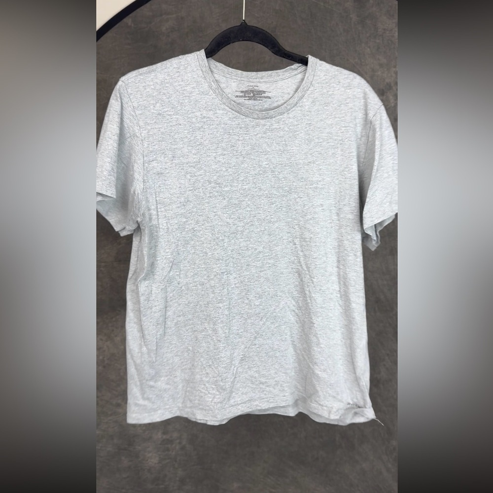 Calvin Klein Men’s Gray Crewneck T Shirt Size M Minimalist Cotton Tee